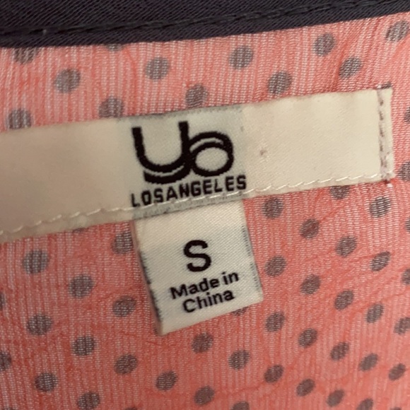 YA Los Angeles Polka Dot Racerback Tank Top, Sz S - Picture 6 of 6